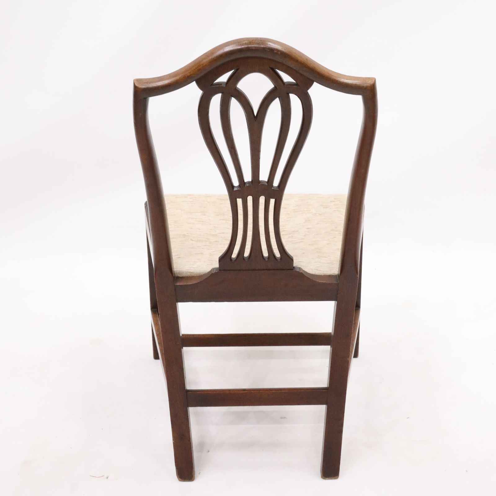 photo vintage 2 Oak Georgian Dining Hall Bedroom Chairs Drop In Seat Free Uk Delivery