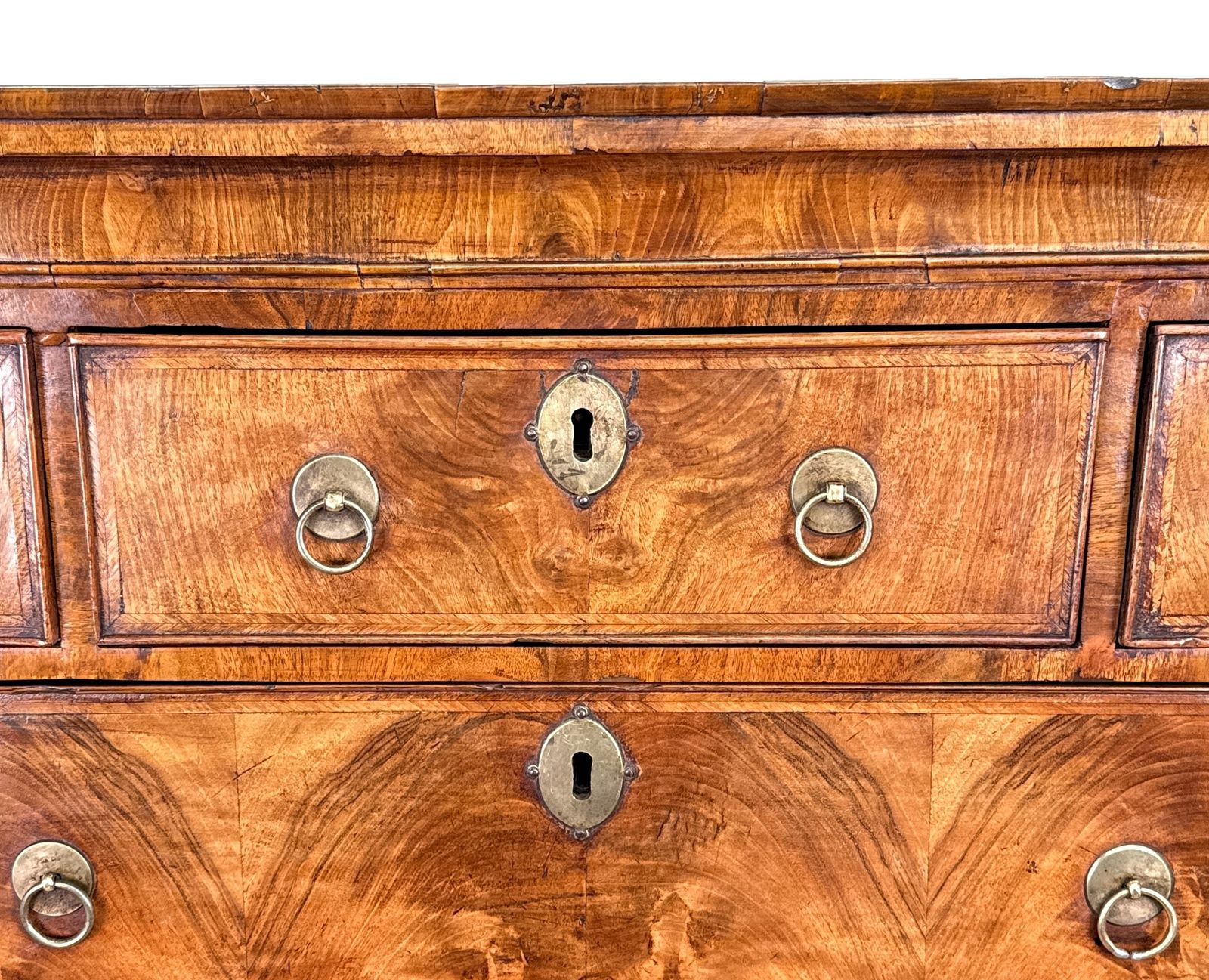 Georgian 18th Century Walnut Tallboy Chest On Chest (England, Circa 1720) photo furniture