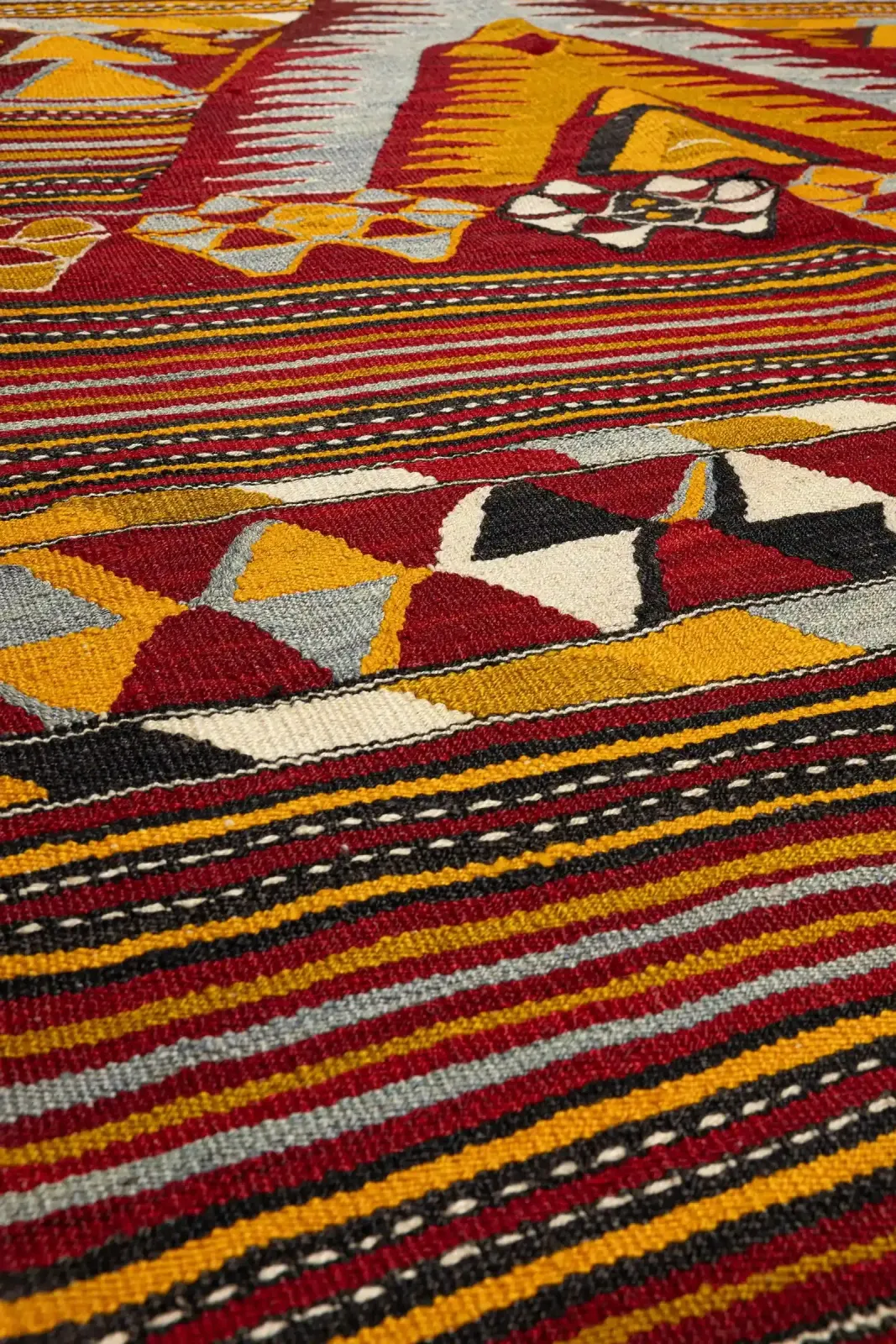 Konya Vintage Kilim 165x133cm, 1960s photo 1206.0