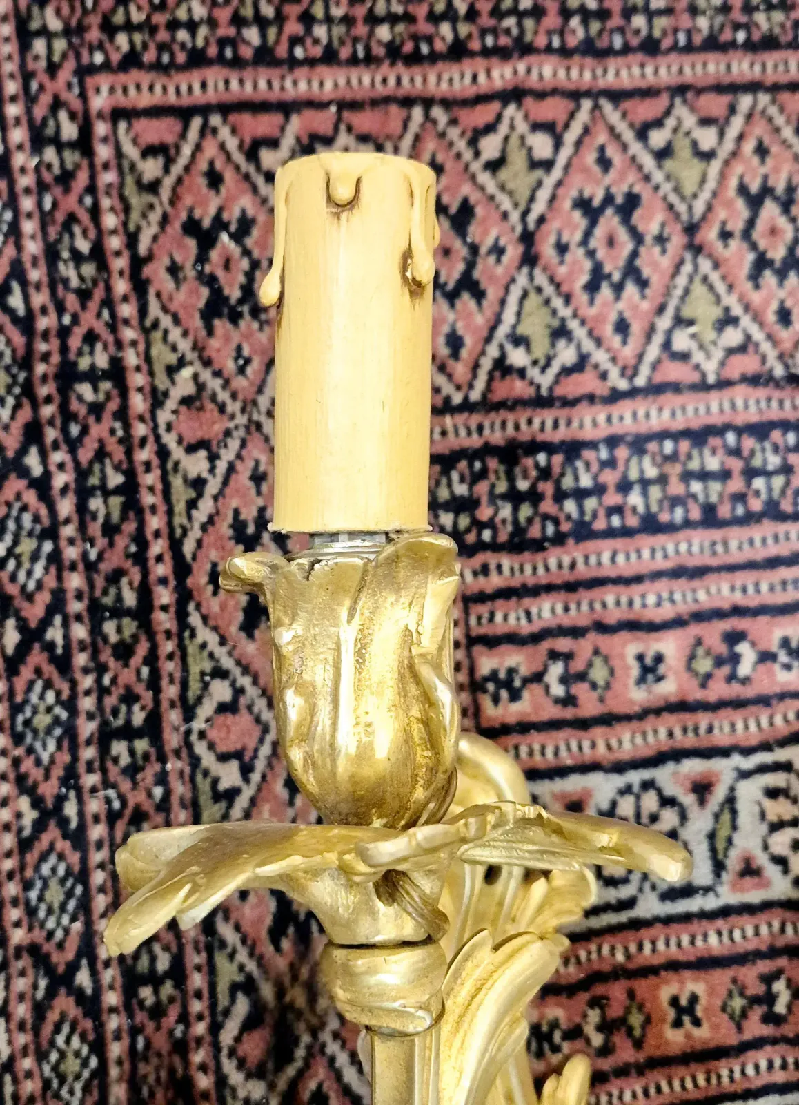Pair Of Louis XV Style Ormolu Sconces From The Napoleon III Period photo furniture