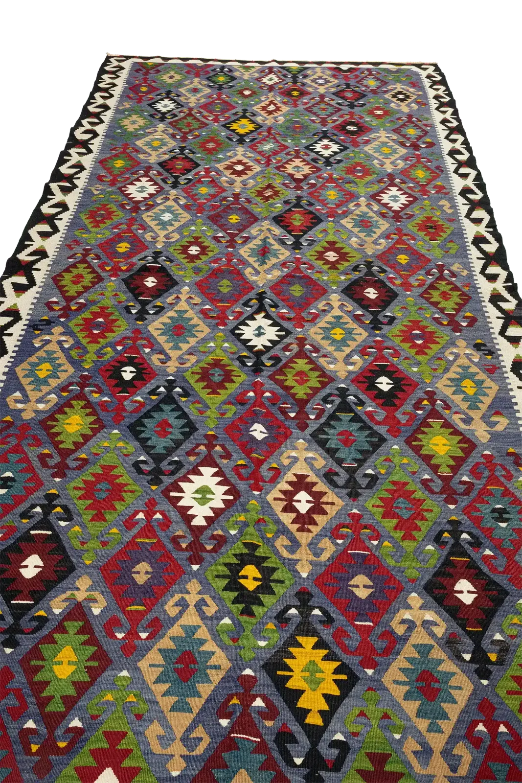 Afyon Vintage Kilim 364x168cm, 1960s photo for sale
