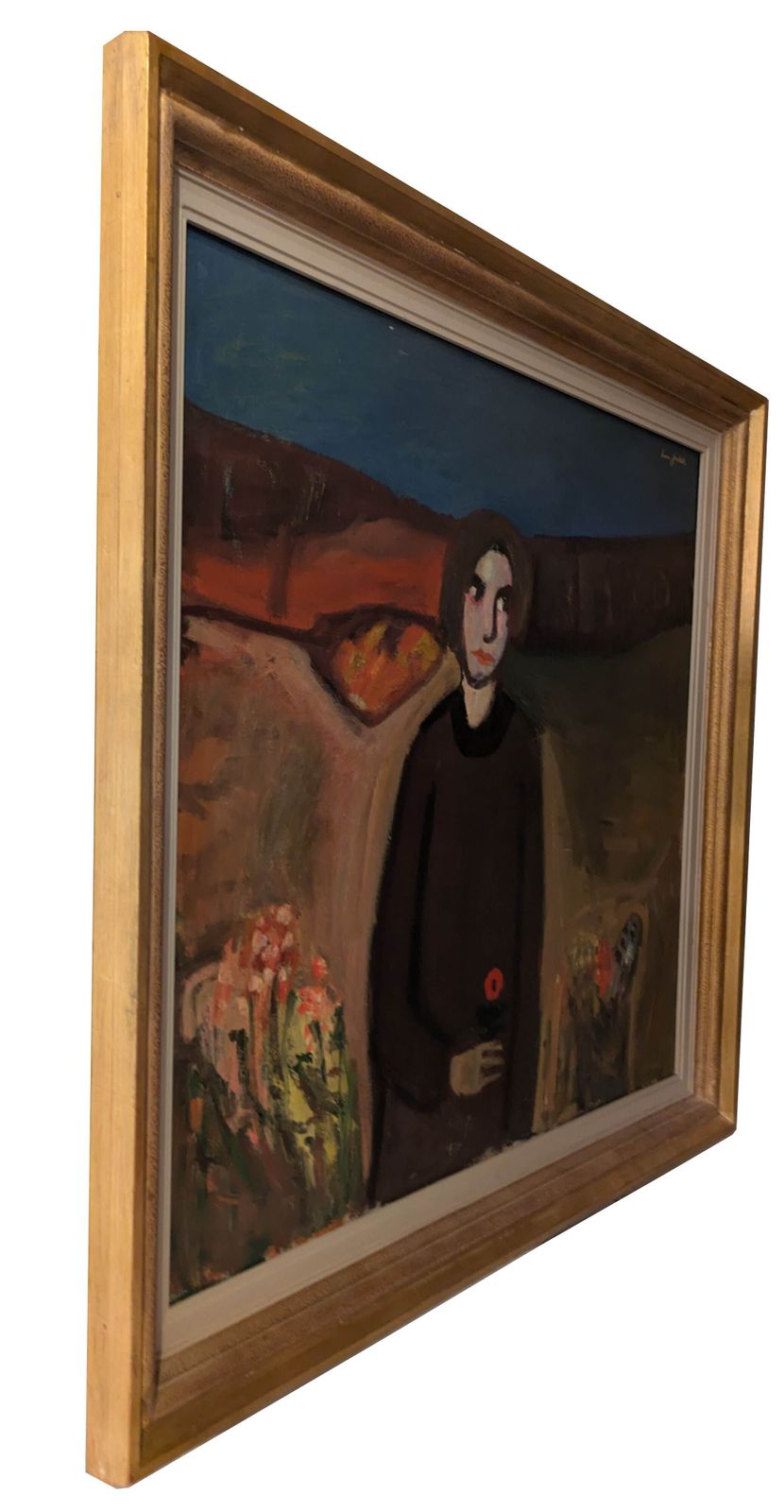 Ivan Jordell (1901 1965) 'Girl With A Flower' photo for sale
