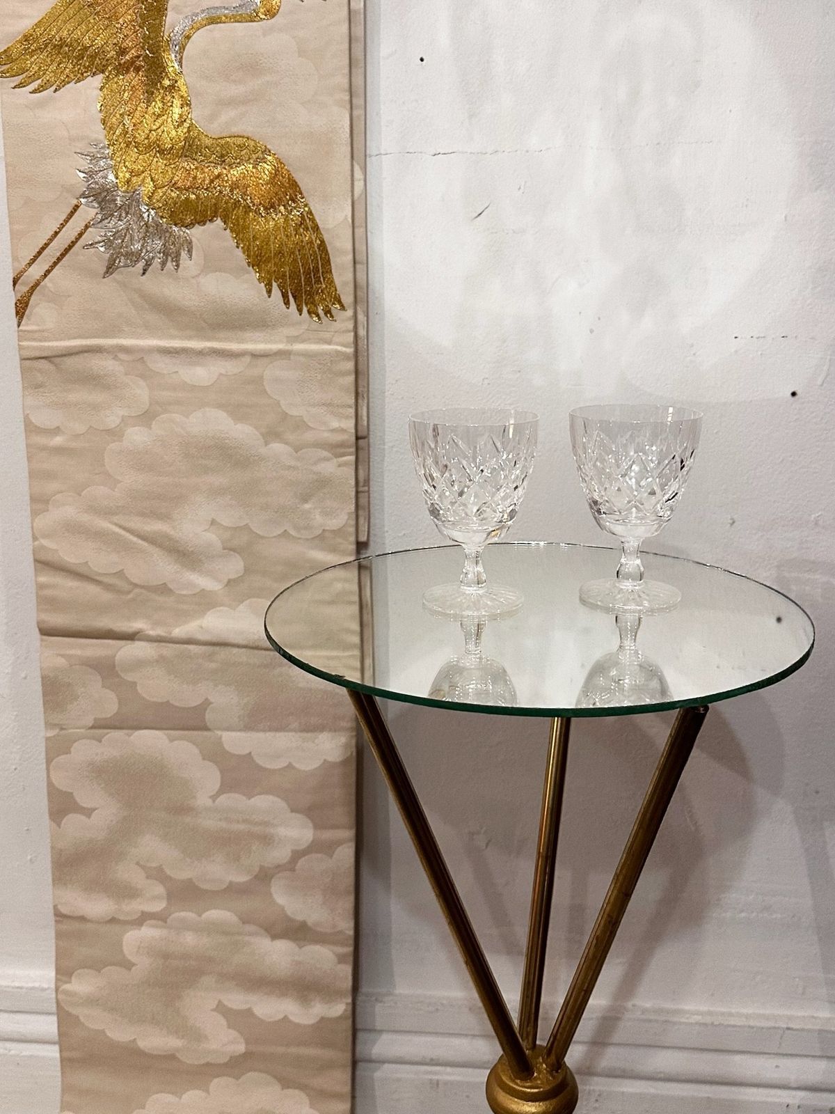 Brass And Mirror, Martini Tables. photo vinterior