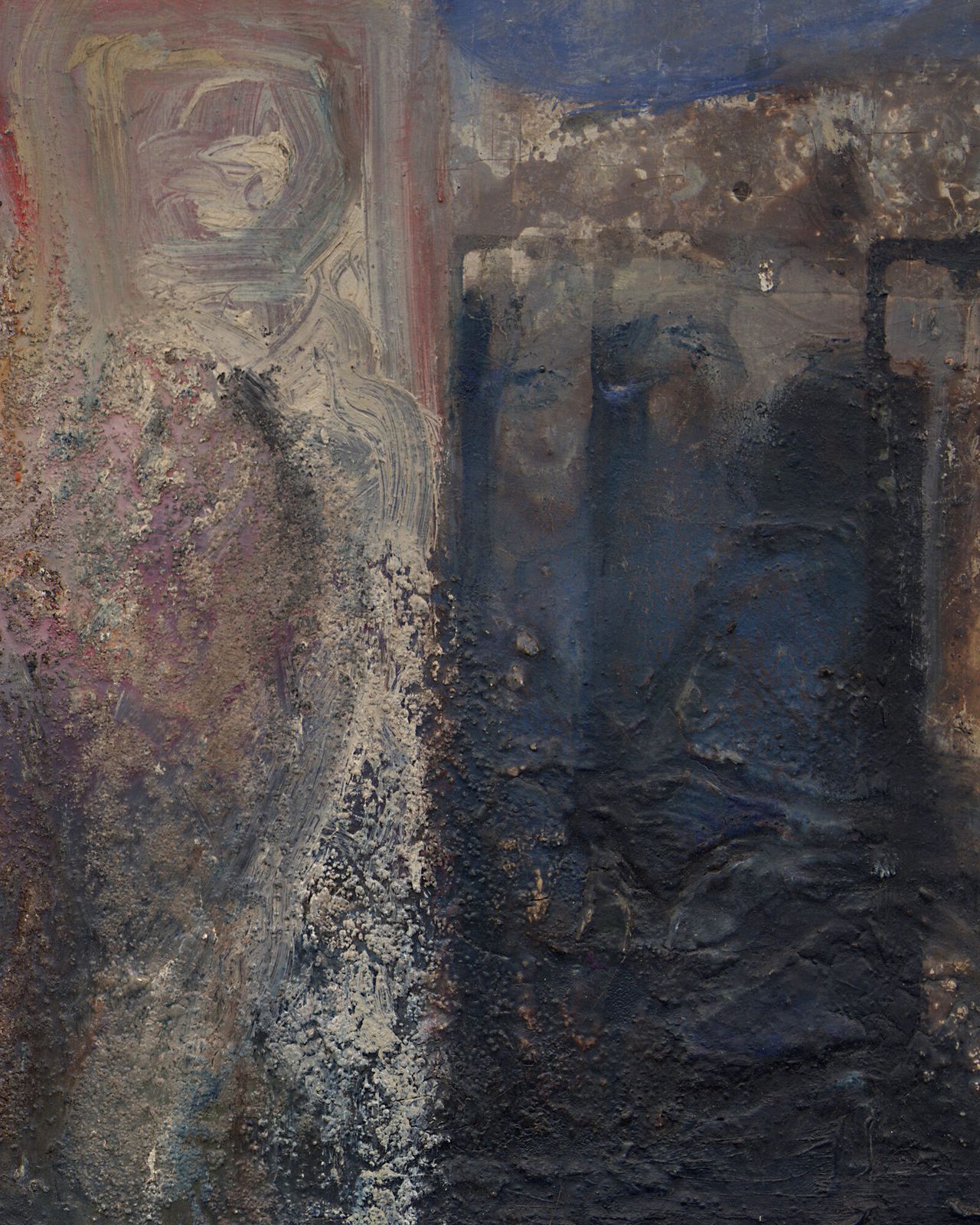 Fine French Abstract Oil Painting photo furniture