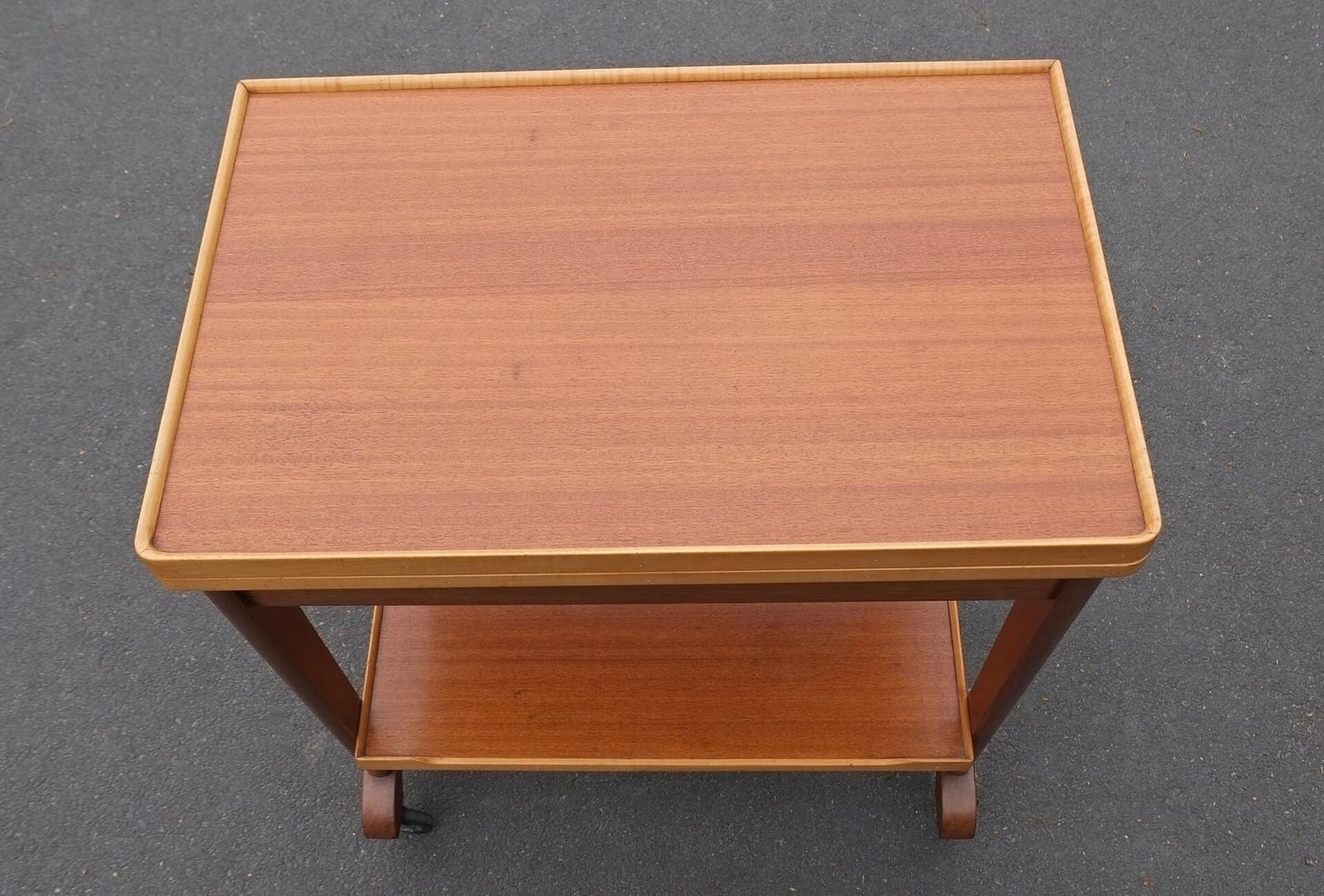 photo furniture 1950’s Fold Over Drinks Or Tea Trolley