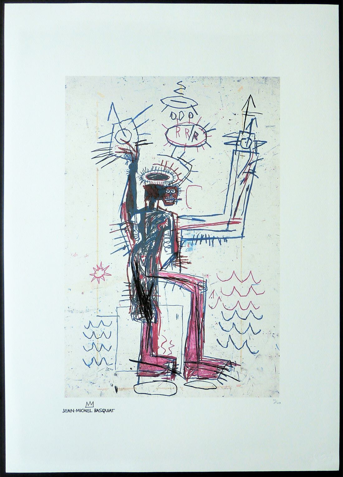 Jean Michel Basqulat Untitled Size Limit. Lithograph 50 X 70 Cm, Signed