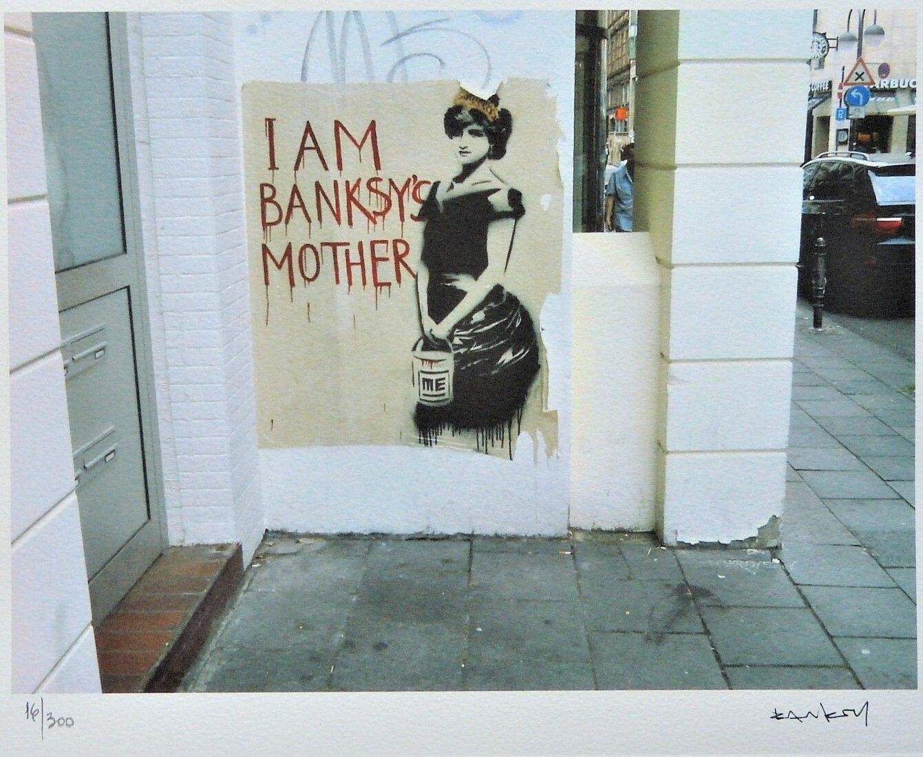 Banksy " I Am Banksys Mother " Limit. Lithograph Arches Handmade Handmade 17/300 photo furniture