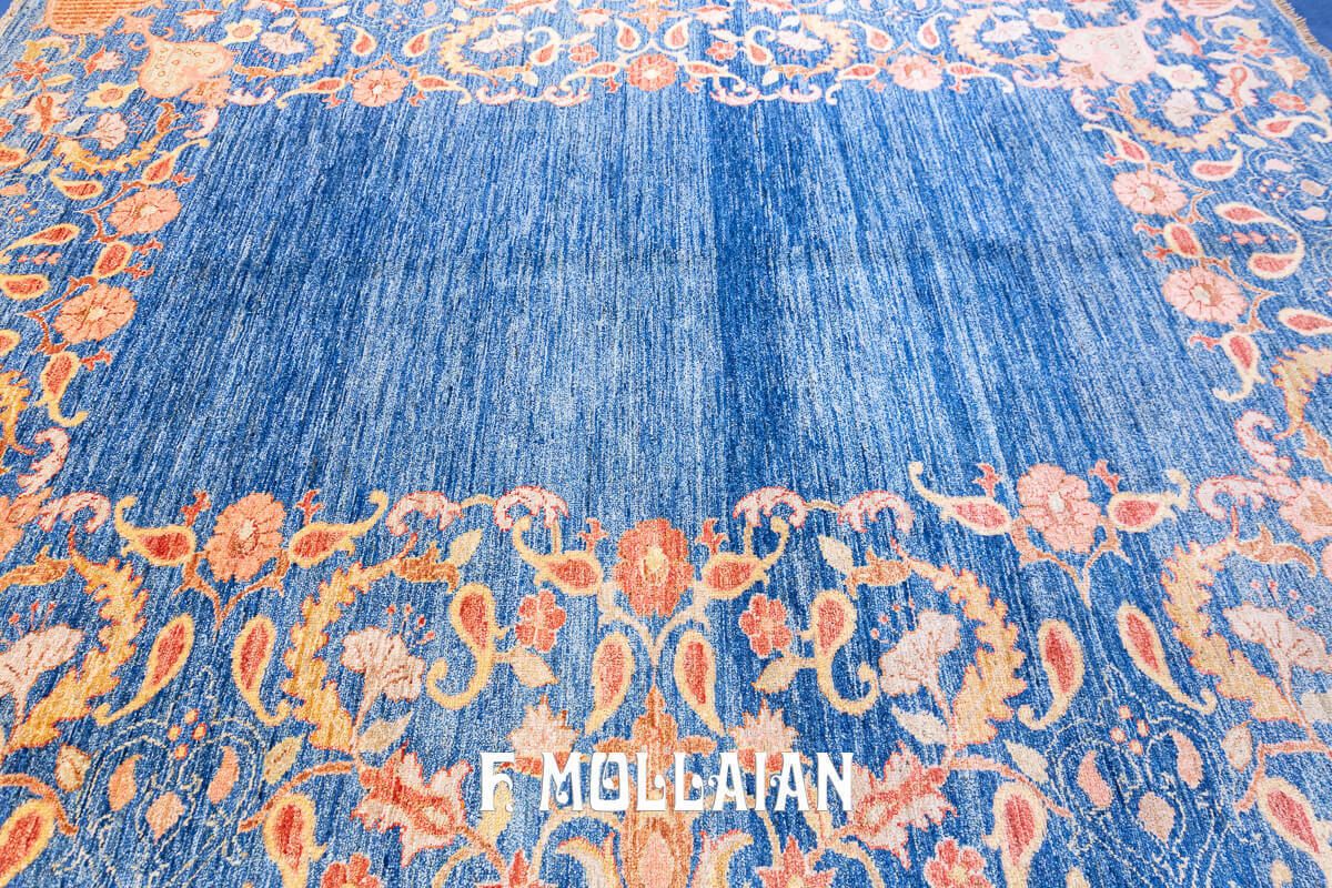Modern Rug Sky Blue Field Contemporary Design Yadan Deco’ (228×172 Cm) photo for sale
