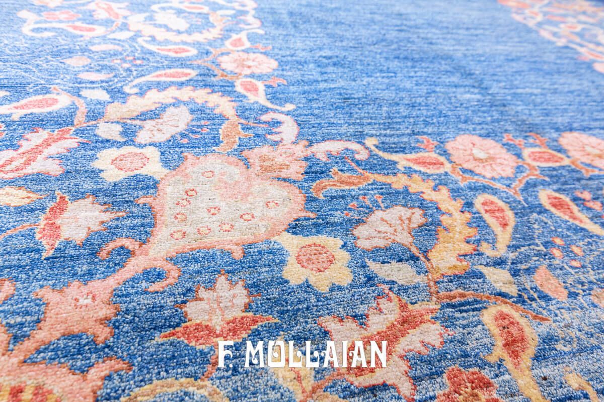 Modern Rug Sky Blue Field Contemporary Design Yadan Deco’ (228×172 Cm) photo vinterior