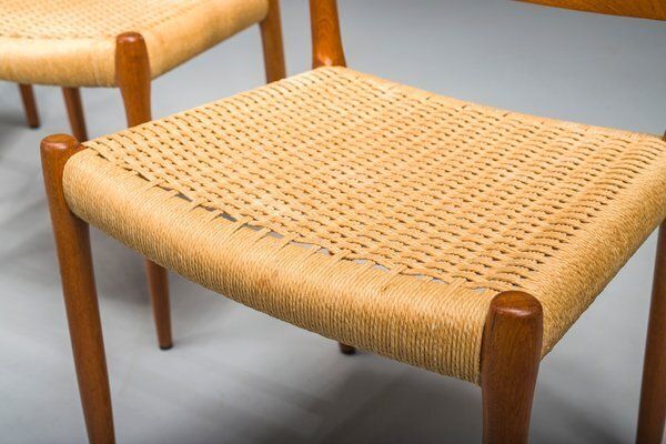 Furniture Model 83 Dining Chairs In Teak By Niels Otto Møller For J.L. Møllers, 1960s, Set Of 6 photo