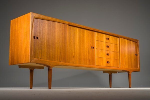 photo furniture Mid Century Scandinavian Modern Teak Sideboard By Harry østergaard For Randers Møbelfabrik, 1960s