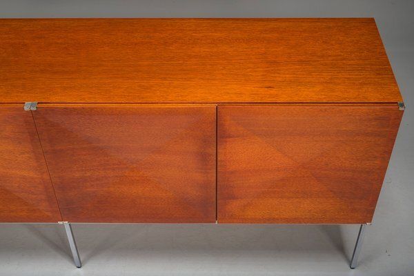 Diamond Point Mahogany Credenza By Antoine Philippon & Jacqueline Lecoq For Behr, 1964 photo Furniture