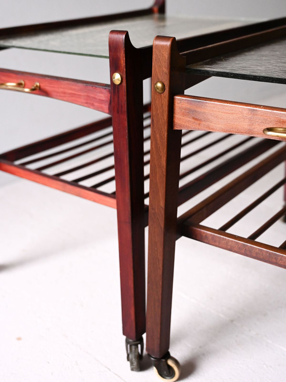 photo for sale Pair Of Scandinavian Bedside Tables From The 40s/50s