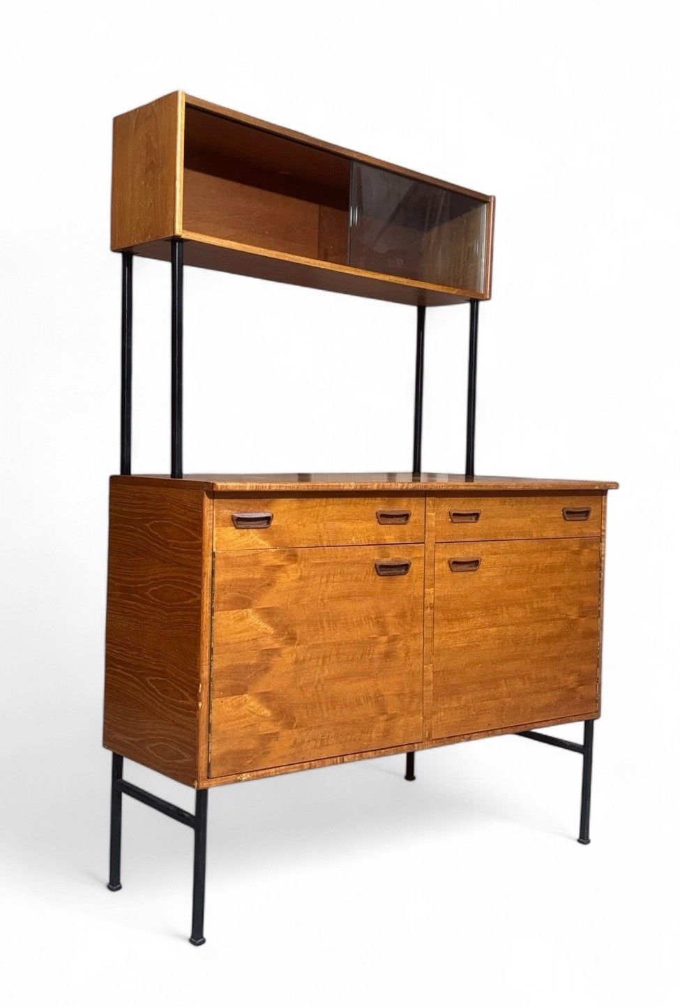 Swedish Teak Bookcase Room Divider Drinks Bar Mid Century Retro C1970s
