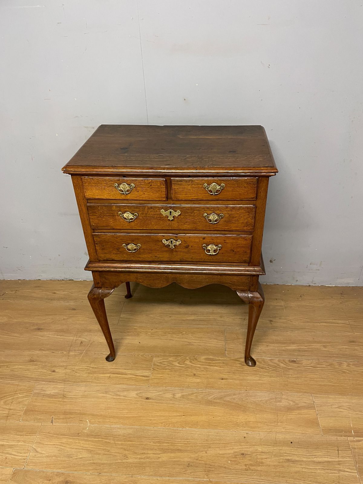 photo vinterior C18th Provincial Oak Chest On Stand
