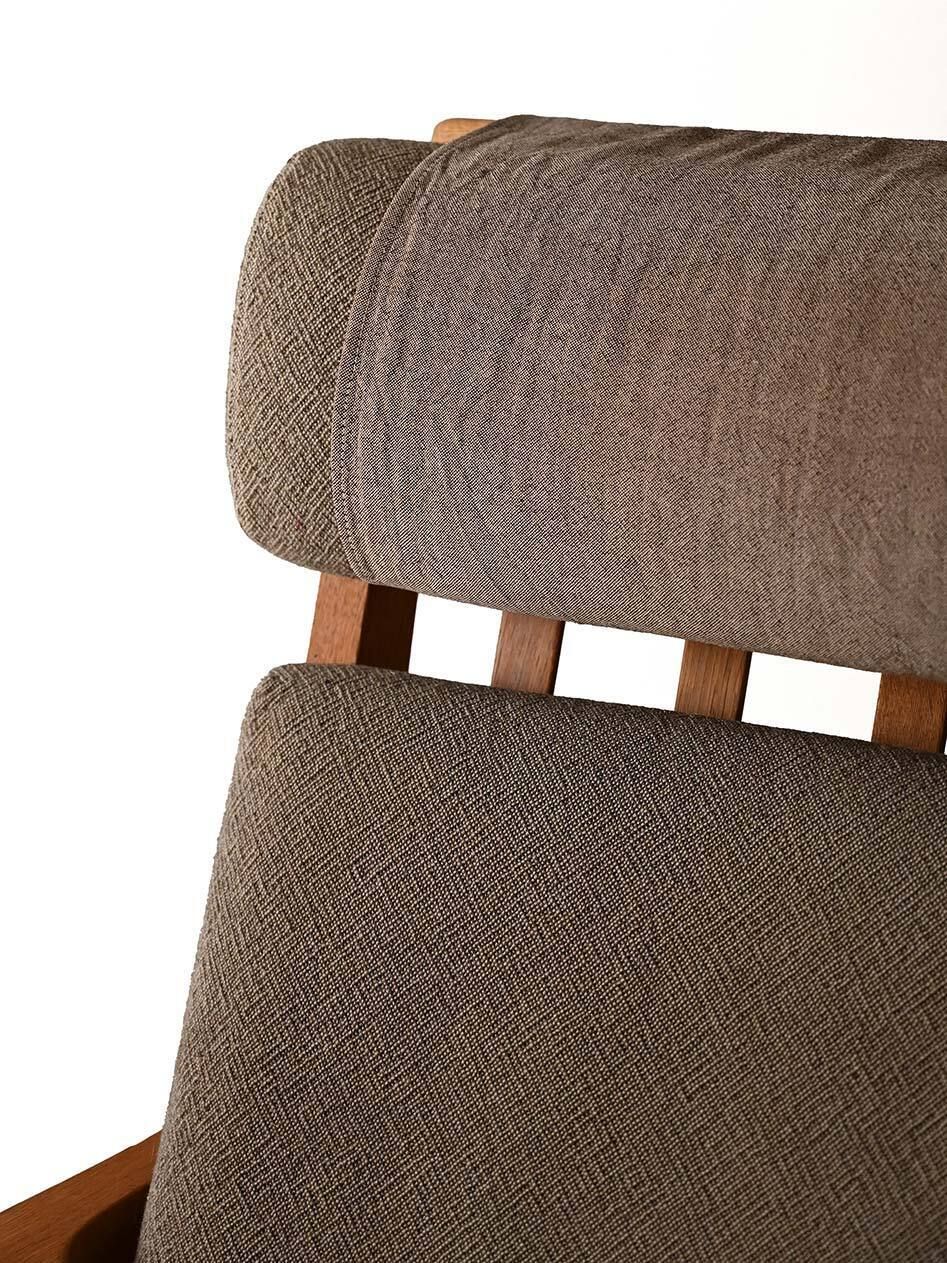 photo for sale Hans Wegner Ge 375 Armchair With Footrest