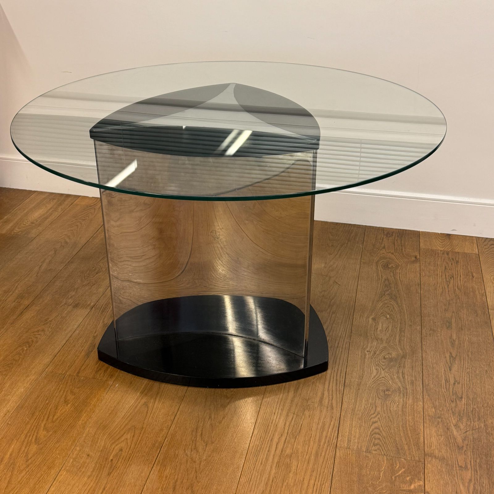 Italian Round Metal Base Table, 1980 photo buy