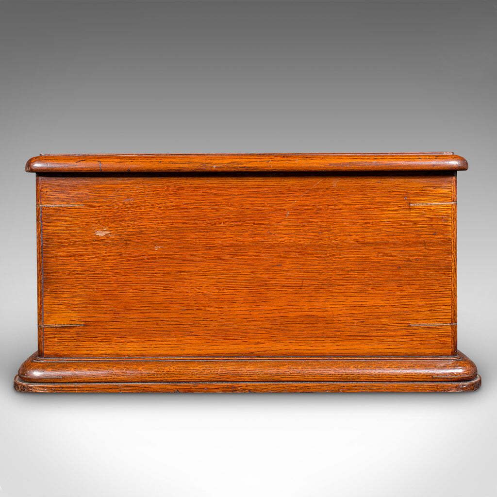 Antique Cutlery Canteen, English, Oak, Flatware Chest, Walker & Hall, Edwardian photo buy
