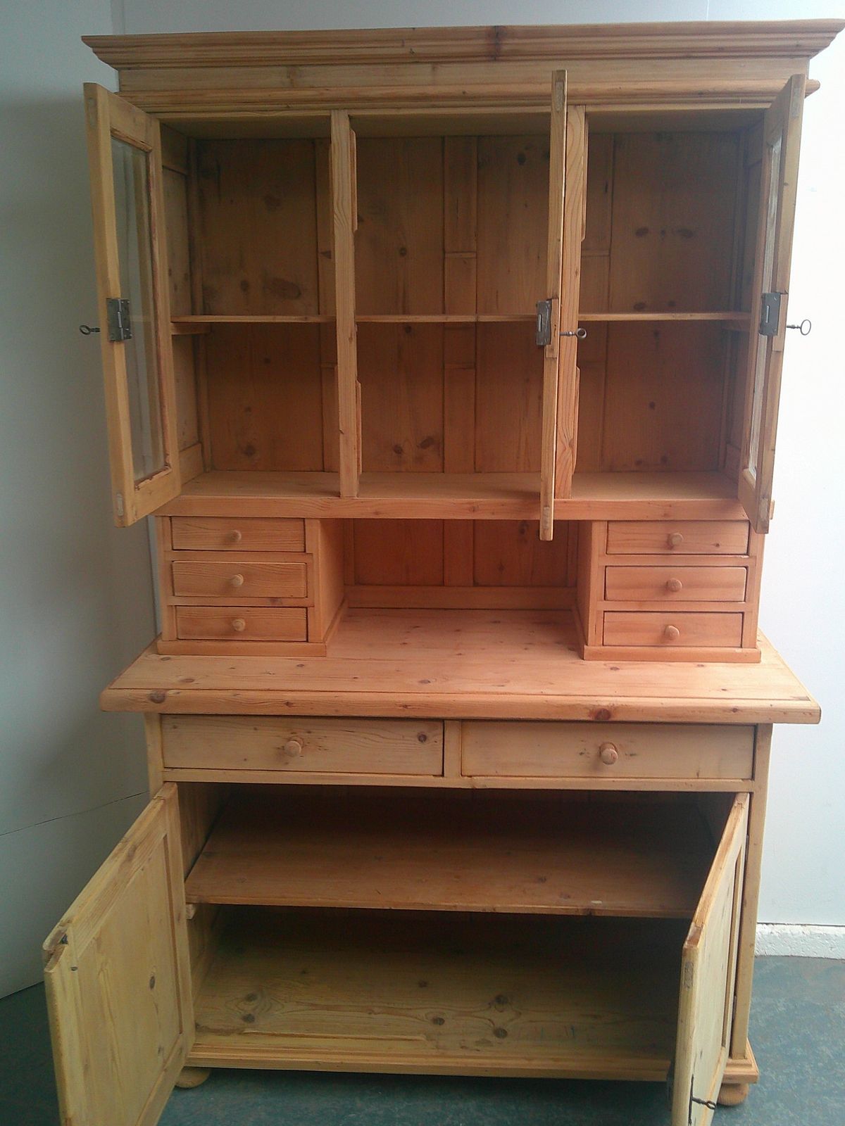 A Superb Victorian Pine 6 Spice Drawer Dresser To Wax / Paint photo Furniture