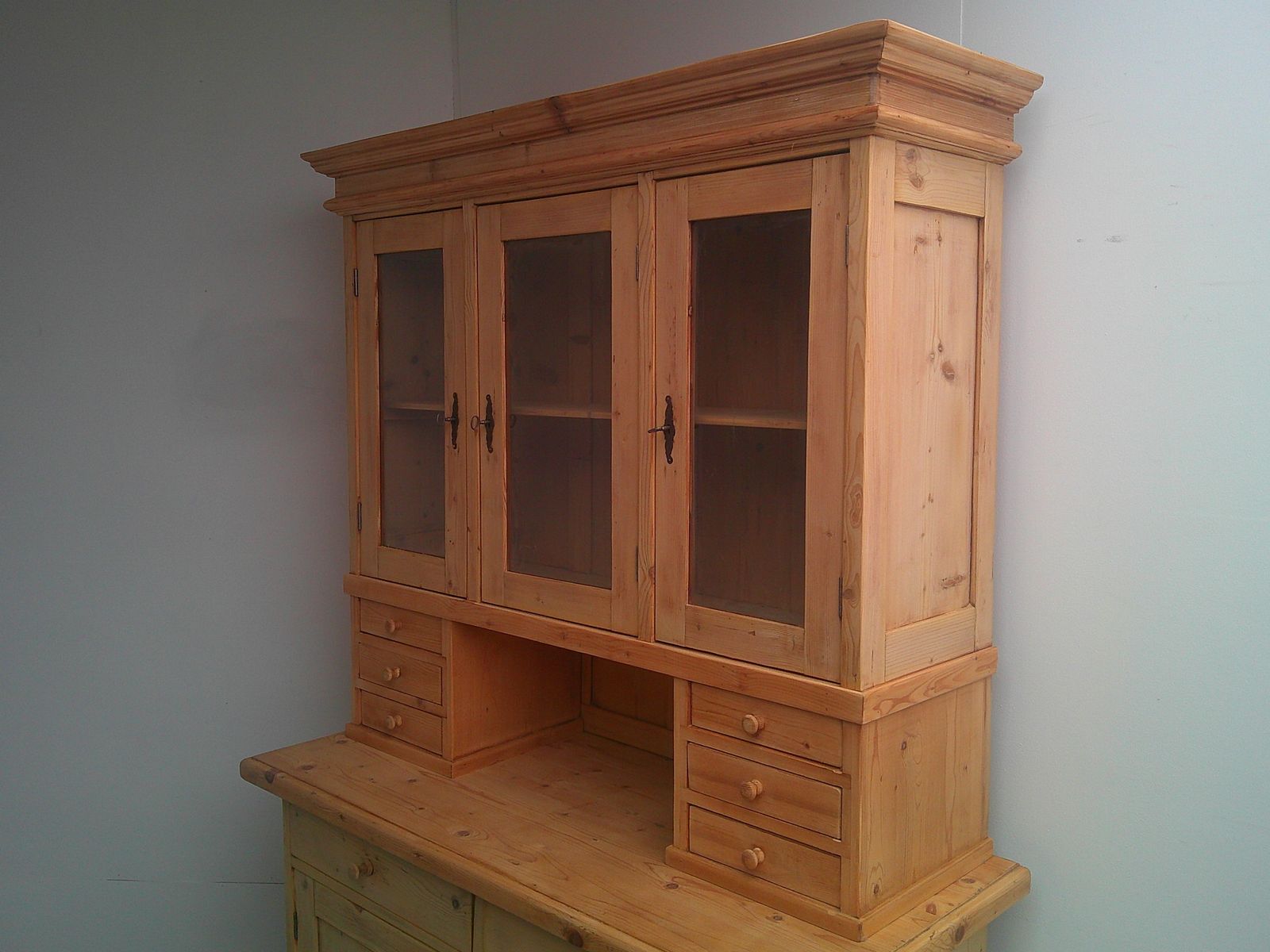 A Superb Victorian Pine 6 Spice Drawer Dresser To Wax / Paint photo vintage