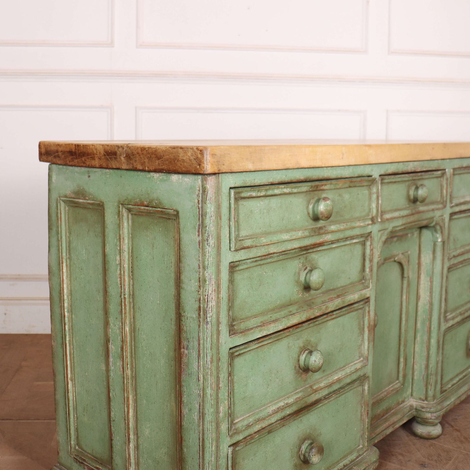 photo for sale English Painted Dresser Base, 1800s