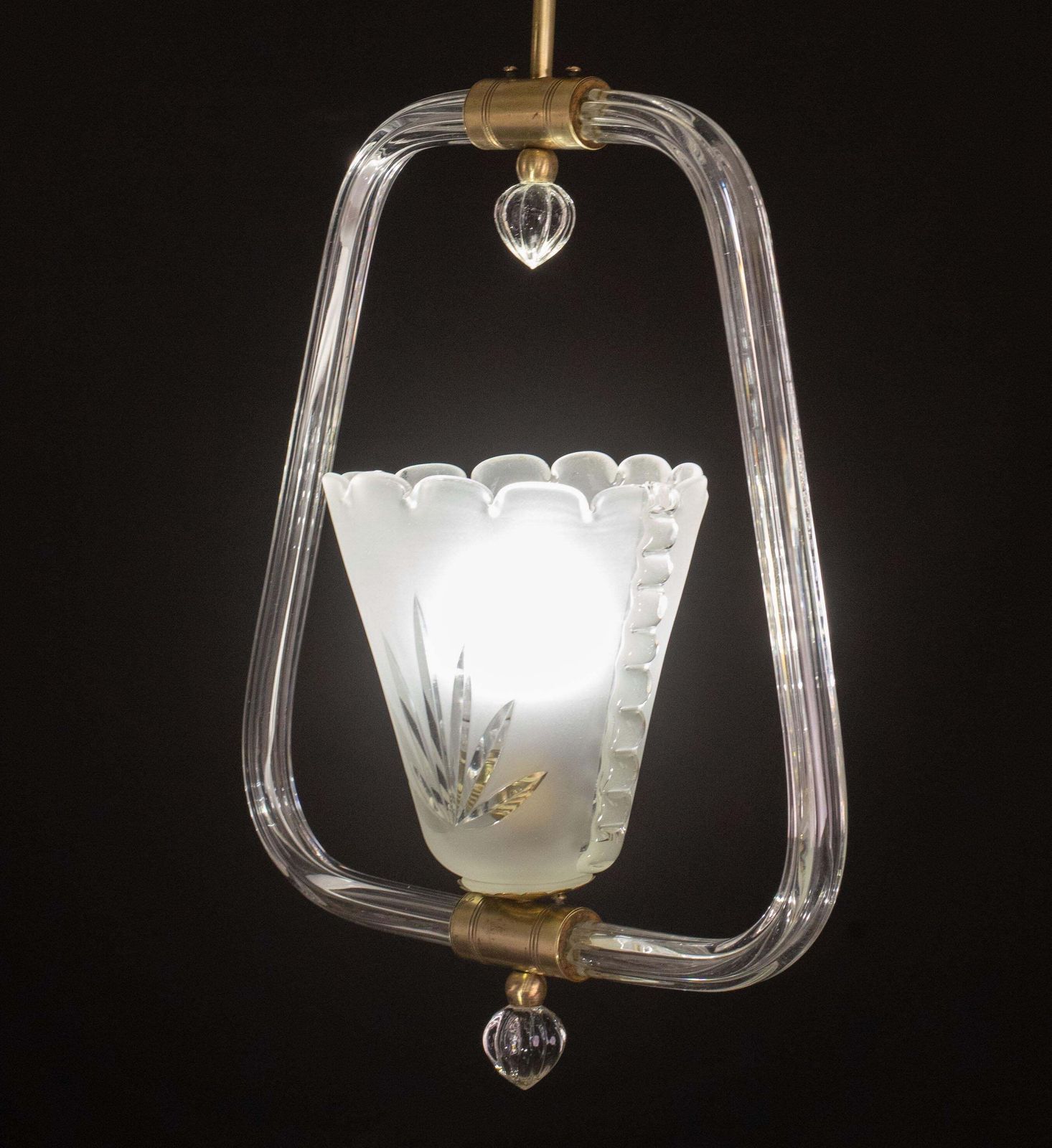photo furniture Charming Liberty Barovier And Toso Chandelier, 1940s