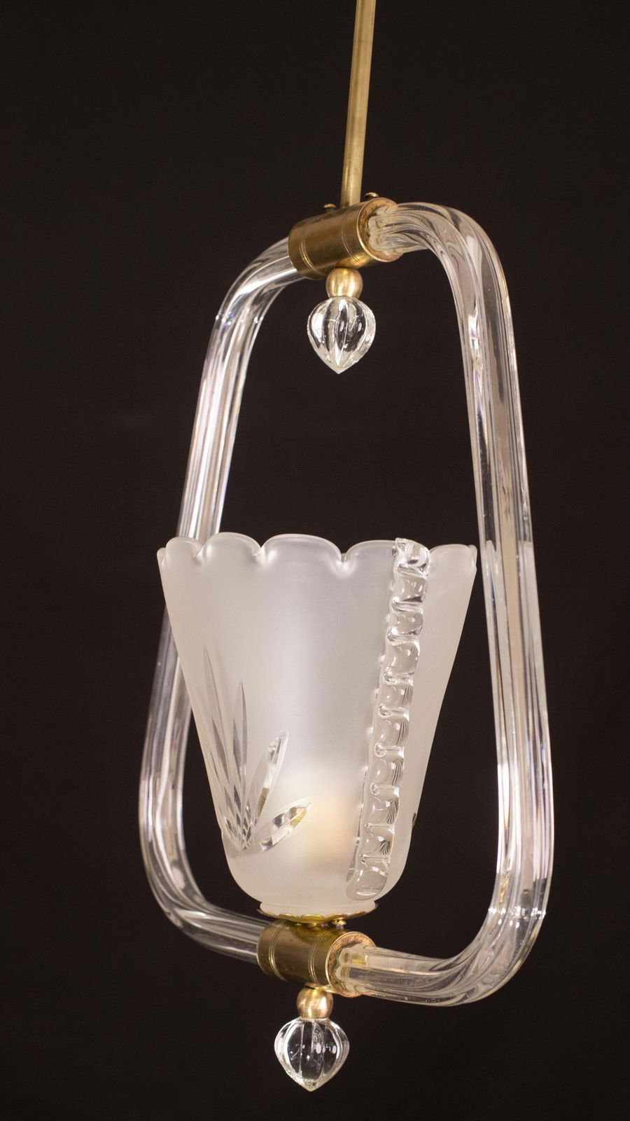 photo for sale Charming Liberty Barovier And Toso Chandelier, 1940s