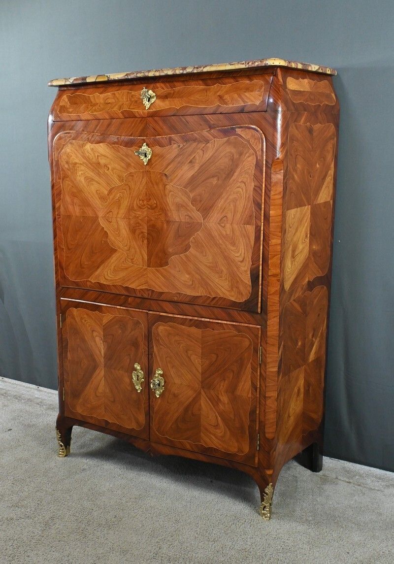 Secretary Louis XV Louis XVI – Late 18th Century photo Furniture