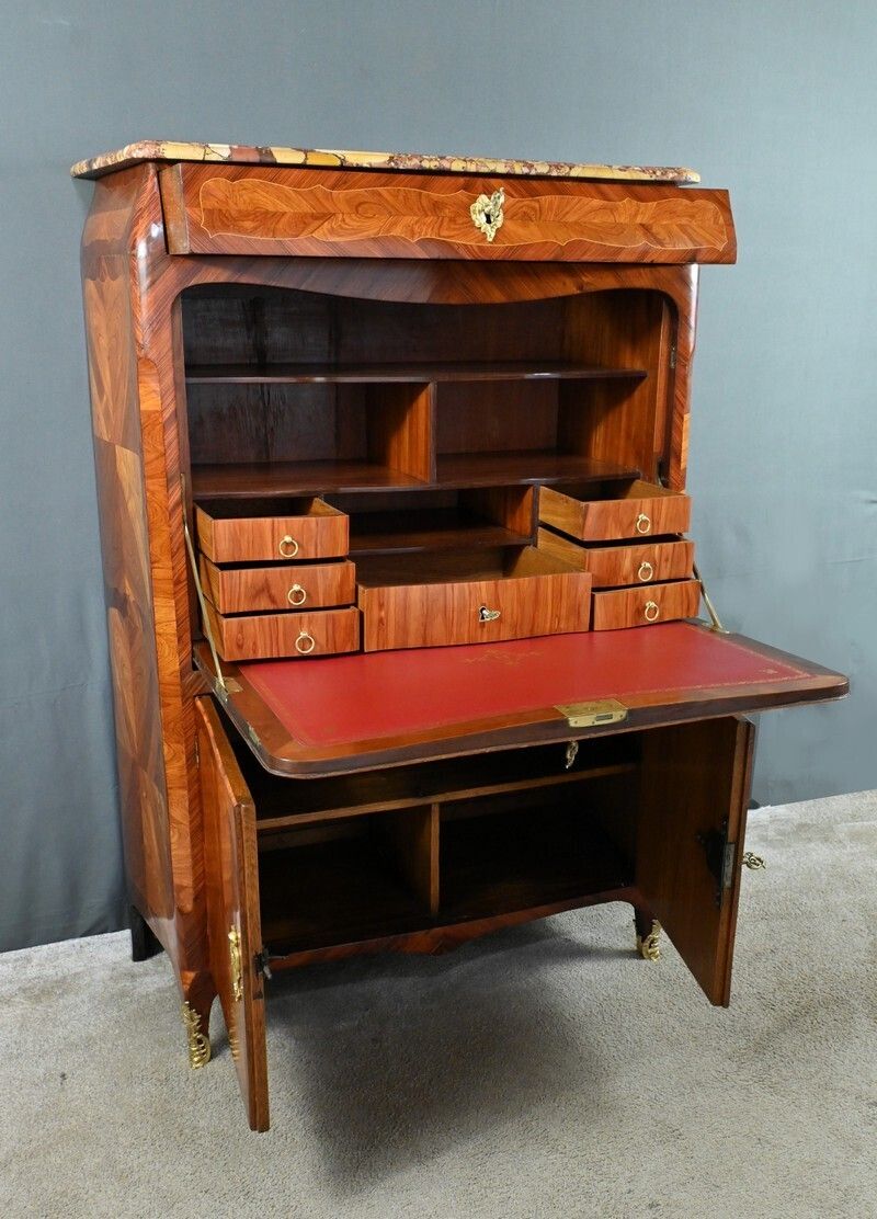 photo vintage Secretary Louis XV Louis XVI – Late 18th Century
