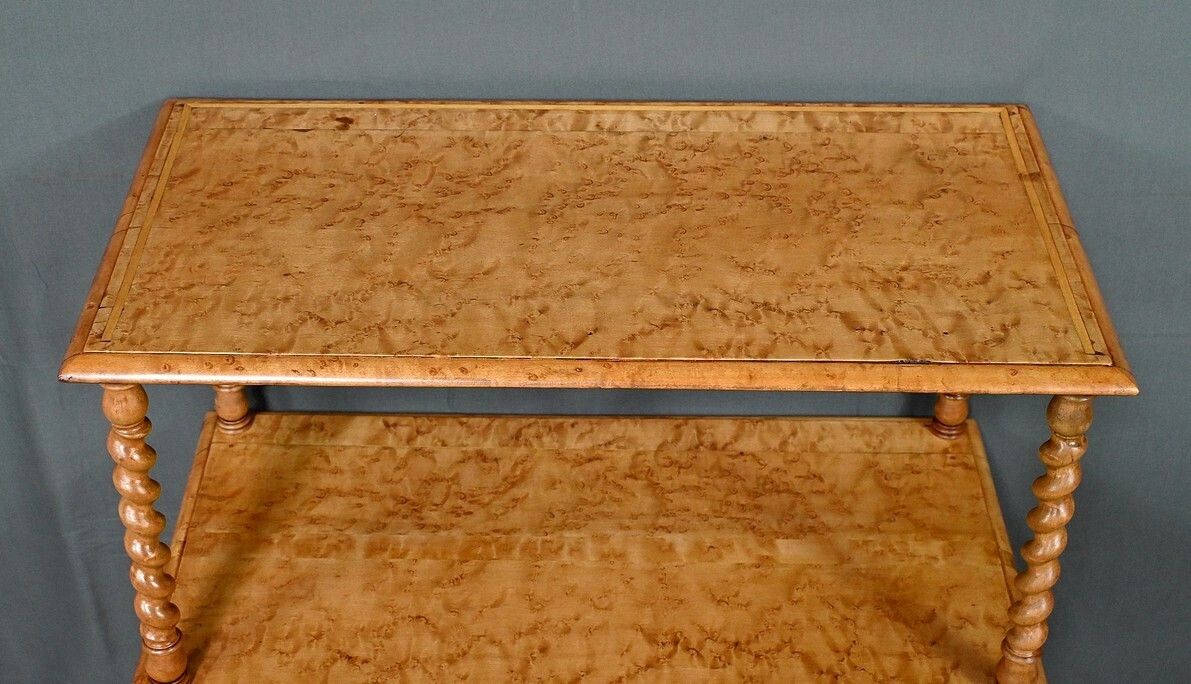 Sideboard In Speckled Maple Burl – Late 19th Century photo Furniture