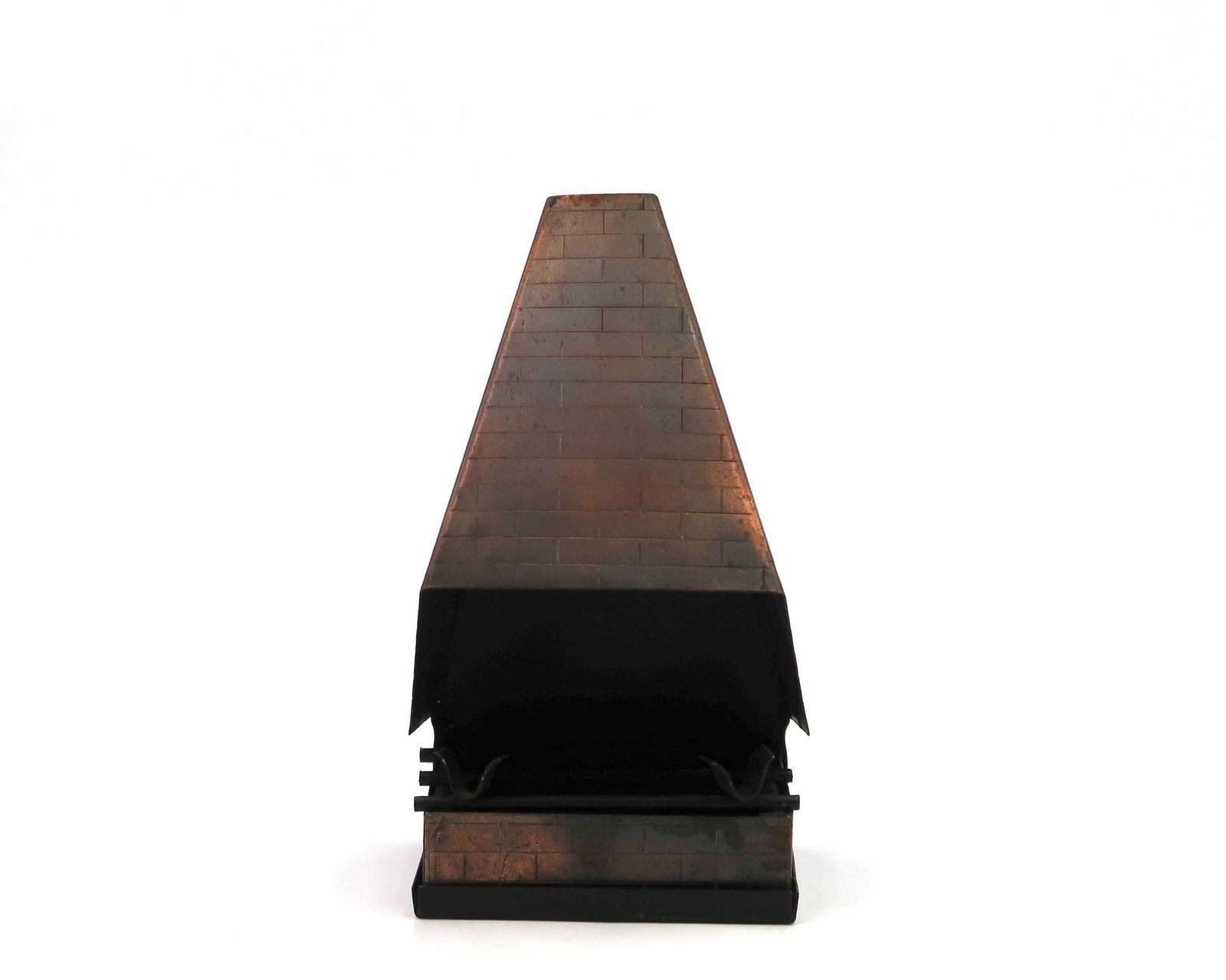 French Copper Fireplace Ashtray, Mid Century Modern 1950s / Vintage, House, Architecture, Modernist Home Decor photo furniture