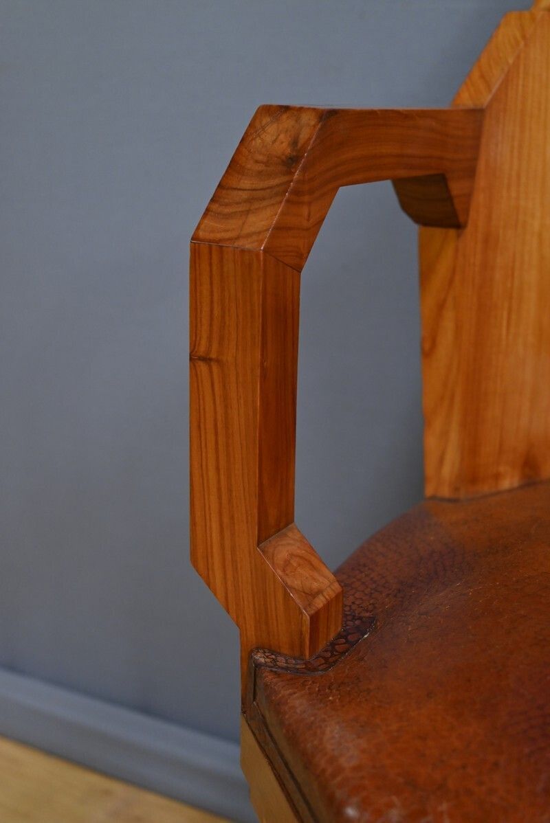 photo buy Set Of 6 Rosewood Armchairs, Art Deco – 1910