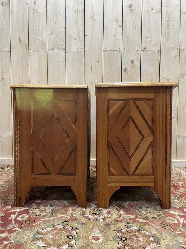 Paire De Tables De Chevets Ou Paire De Petites Commodes De Style Louis XIV photo Furniture