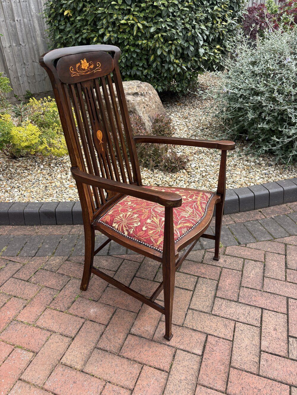 Art Nouveau Mahogany Armchair photo furniture