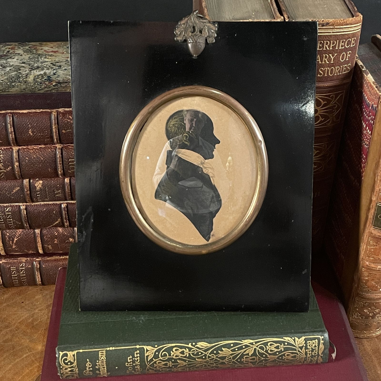 Silhouette Of A Gentleman, 1800s photo furniture