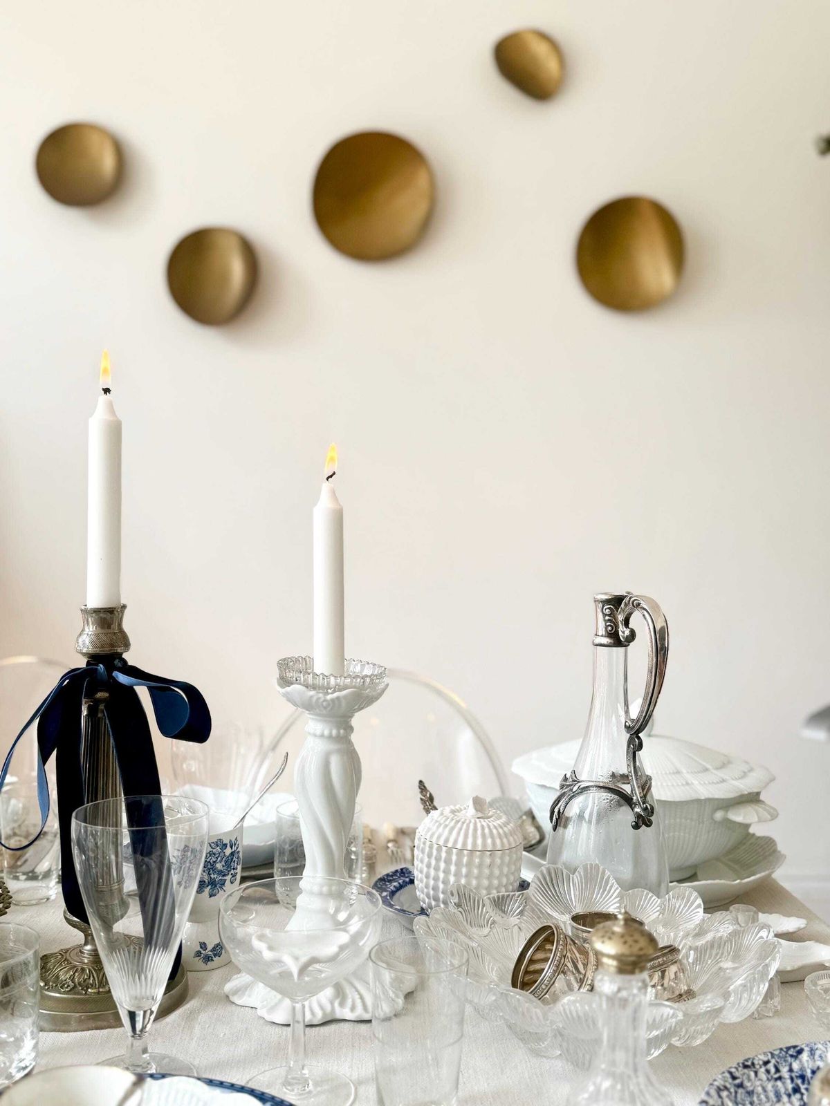 photo for sale Pair Of Tall Silver Plated Bronze Candlesticks French Living Room Decor Candle Holders Antique Table Top Decor French Chateau Style Bourbon