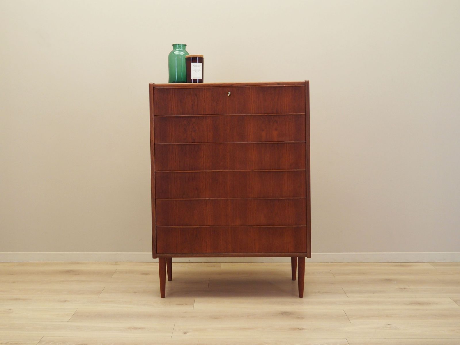 Teakhouten Ladekast, Deens Design, Jaren 1970, Productie: Denemarken photo furniture
