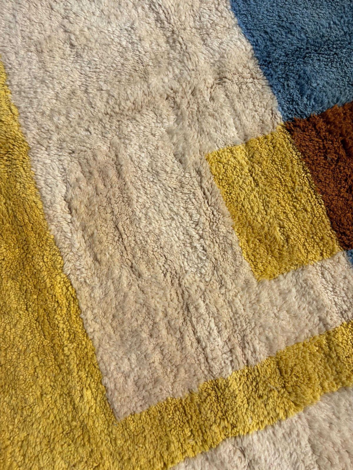 Moroccan Berber Mrirt Rug 200x300 Cm, Modern Interior Living Room Rug, Authentic Moroccan Rug, Berber Carpet, Genuine Wool Rug, Handmade Rug photo 1200.0