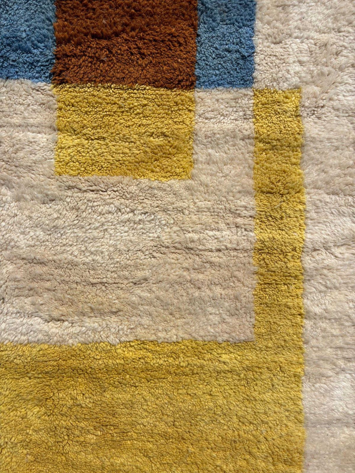 photo furniture Moroccan Berber Mrirt Rug 200x300 Cm, Modern Interior Living Room Rug, Authentic Moroccan Rug, Berber Carpet, Genuine Wool Rug, Handmade Rug