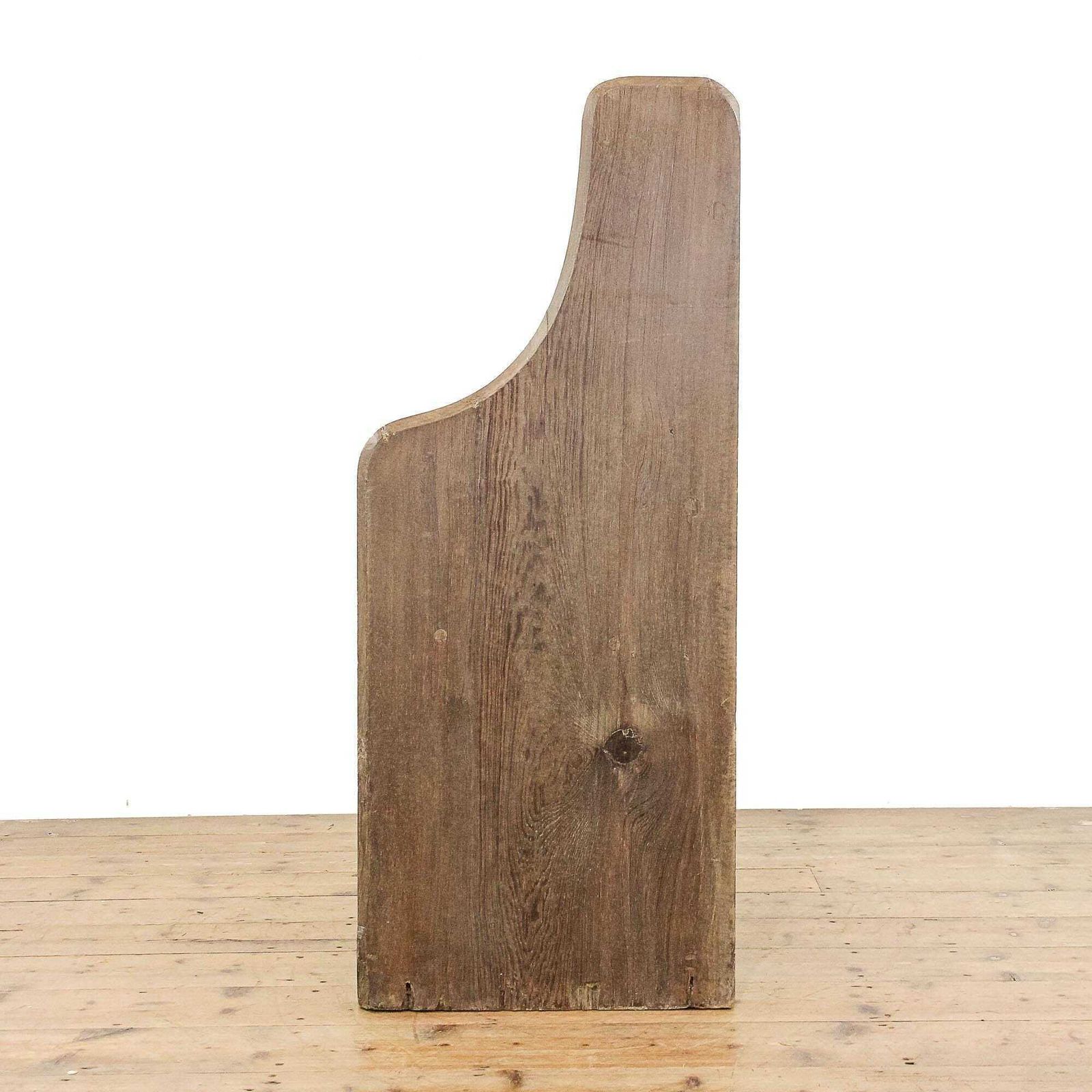 Antique Single Chapel Pine Pew | Antique Pine Bench | Bench For Entryway | Hallway Furniture | Antique Furniture photo Furniture