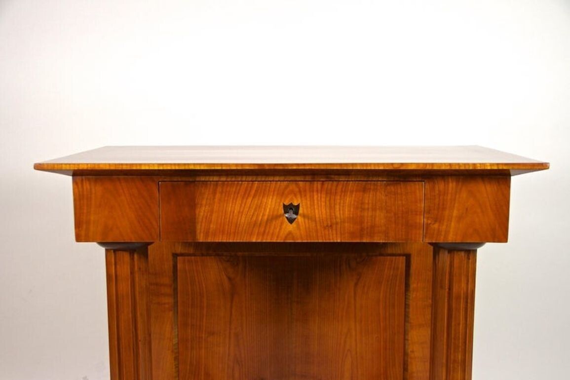 19th Century Biedermeier Wall Console, Cherrywood, At Circa 1860 photo buy