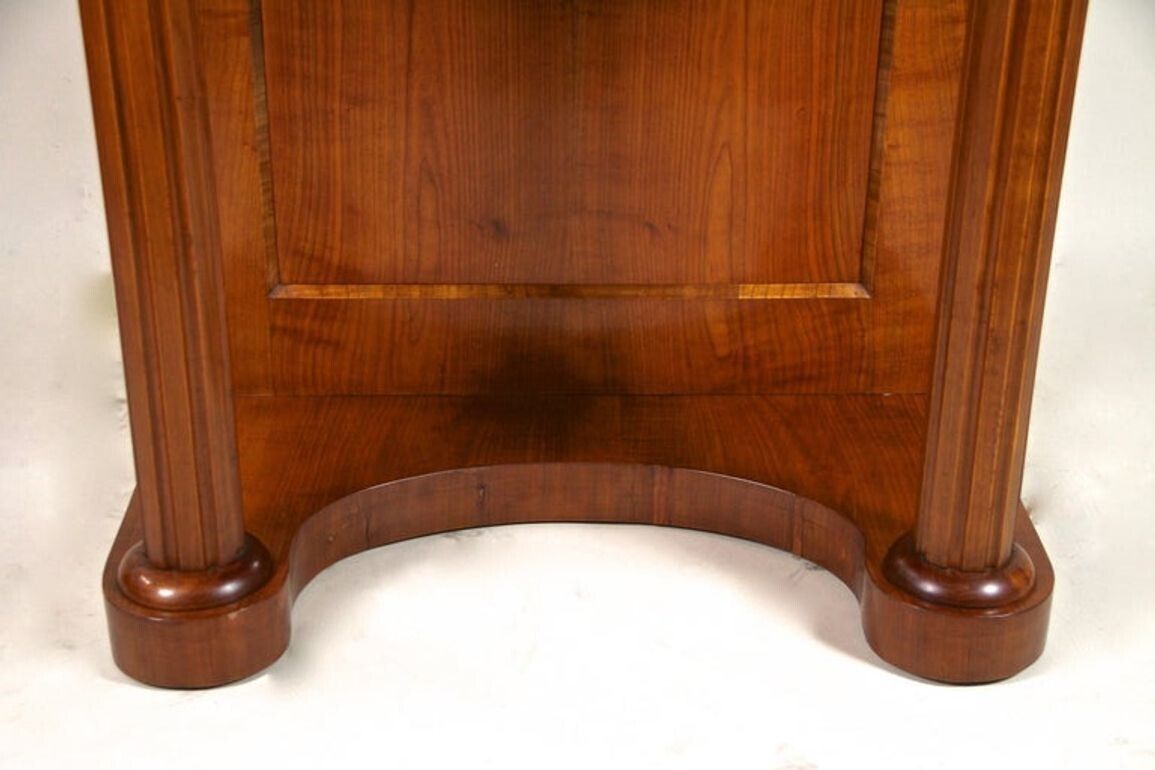 photo furniture 19th Century Biedermeier Wall Console, Cherrywood, At Circa 1860