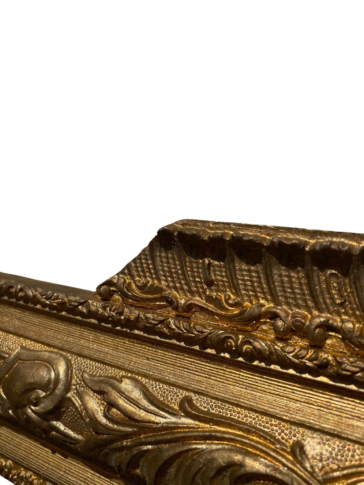 Louis XVI Style Gilded Wood Mantel Mirror   19th Century photo buy