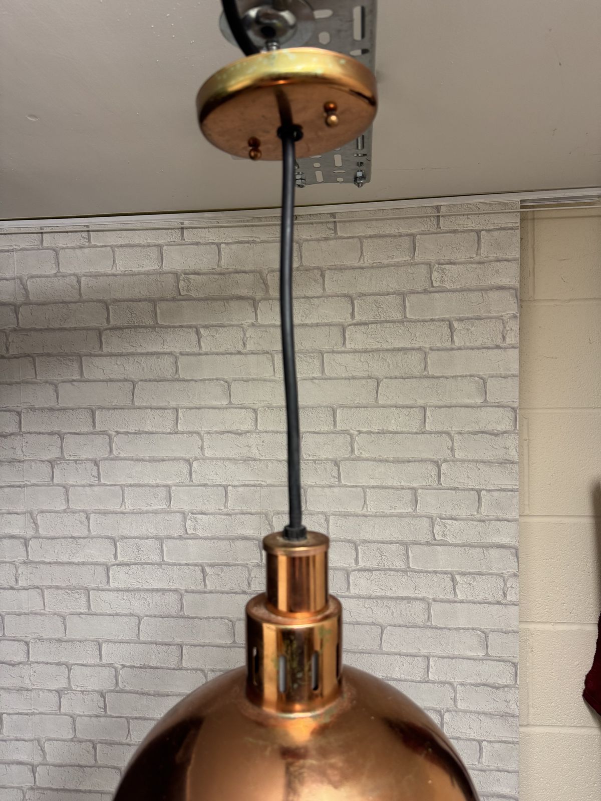 Reclaimed Lighting: Hatco Brass Pendant Dl 750 Cl (Quantity 2x) photo furniture