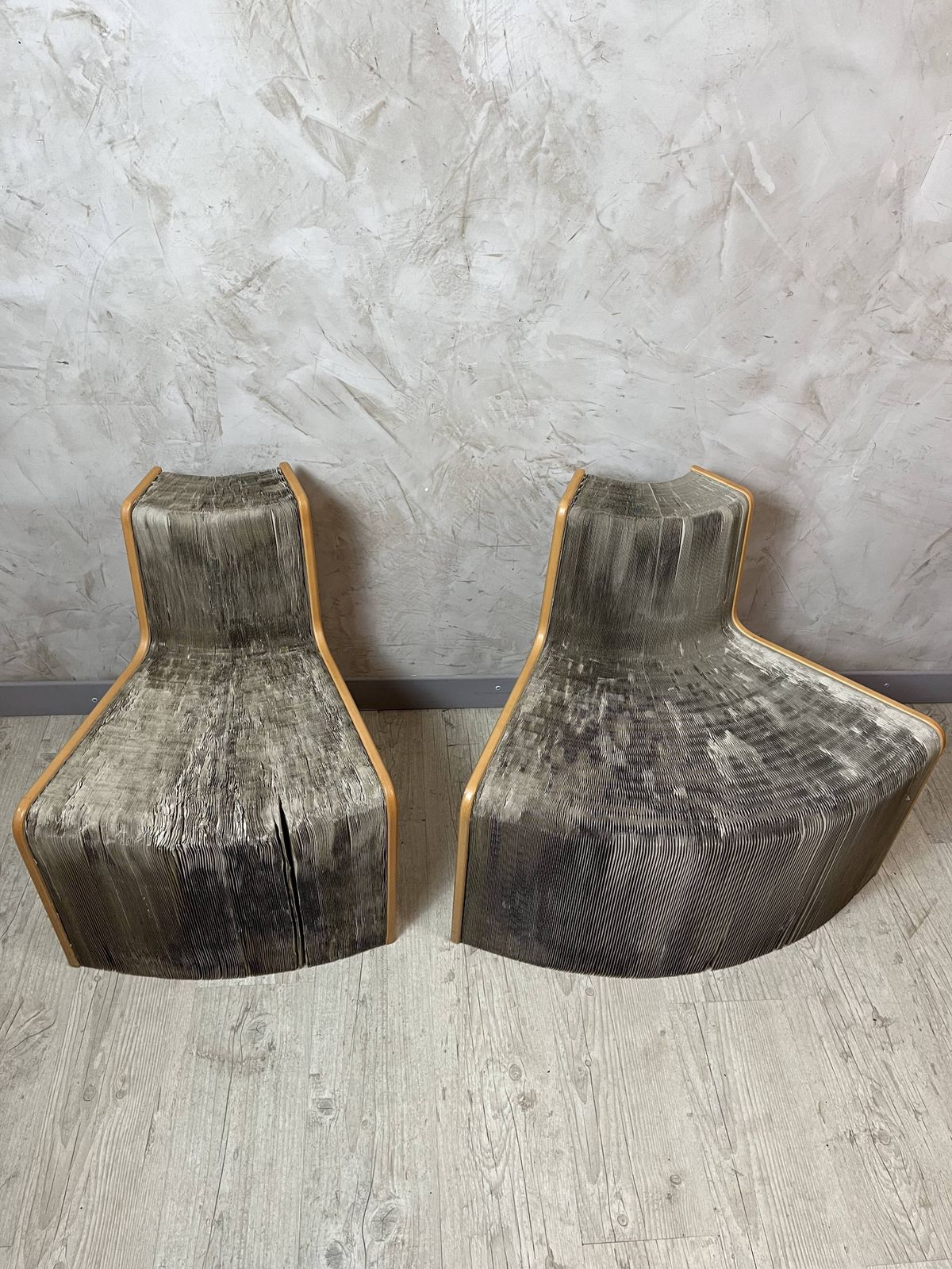 Pair Of The Flexible Love Armchairs photo for sale