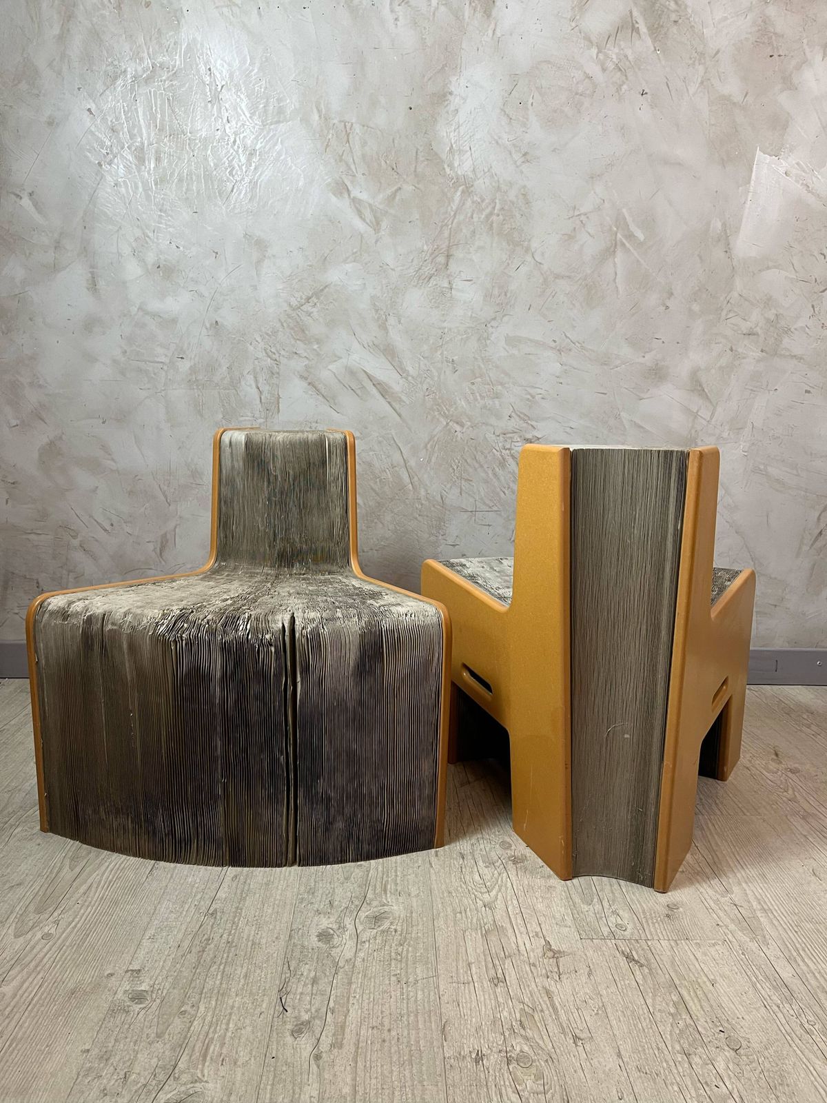 photo furniture Pair Of The Flexible Love Armchairs
