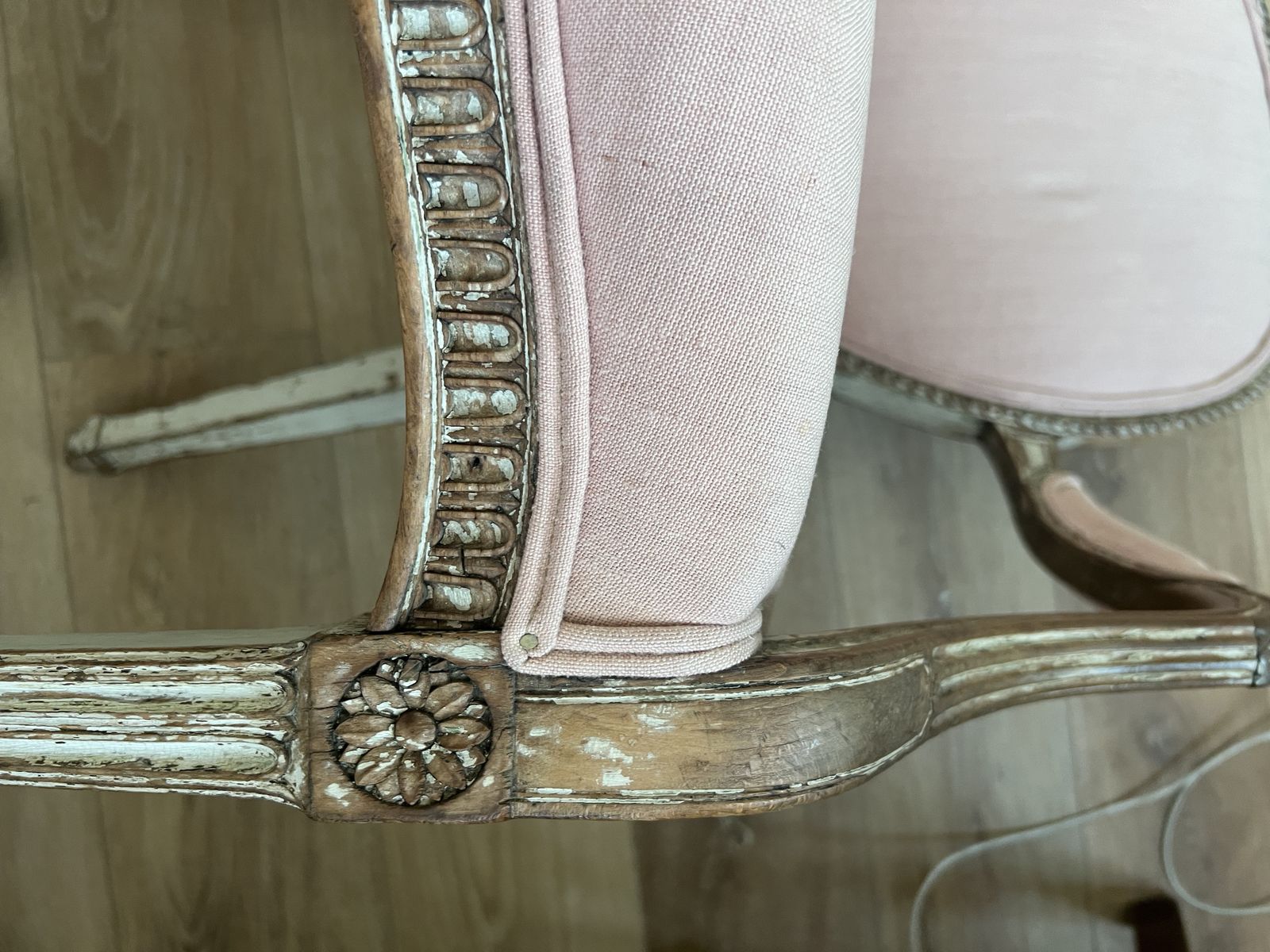photo furniture Antique French Louis XVI Style Armchair