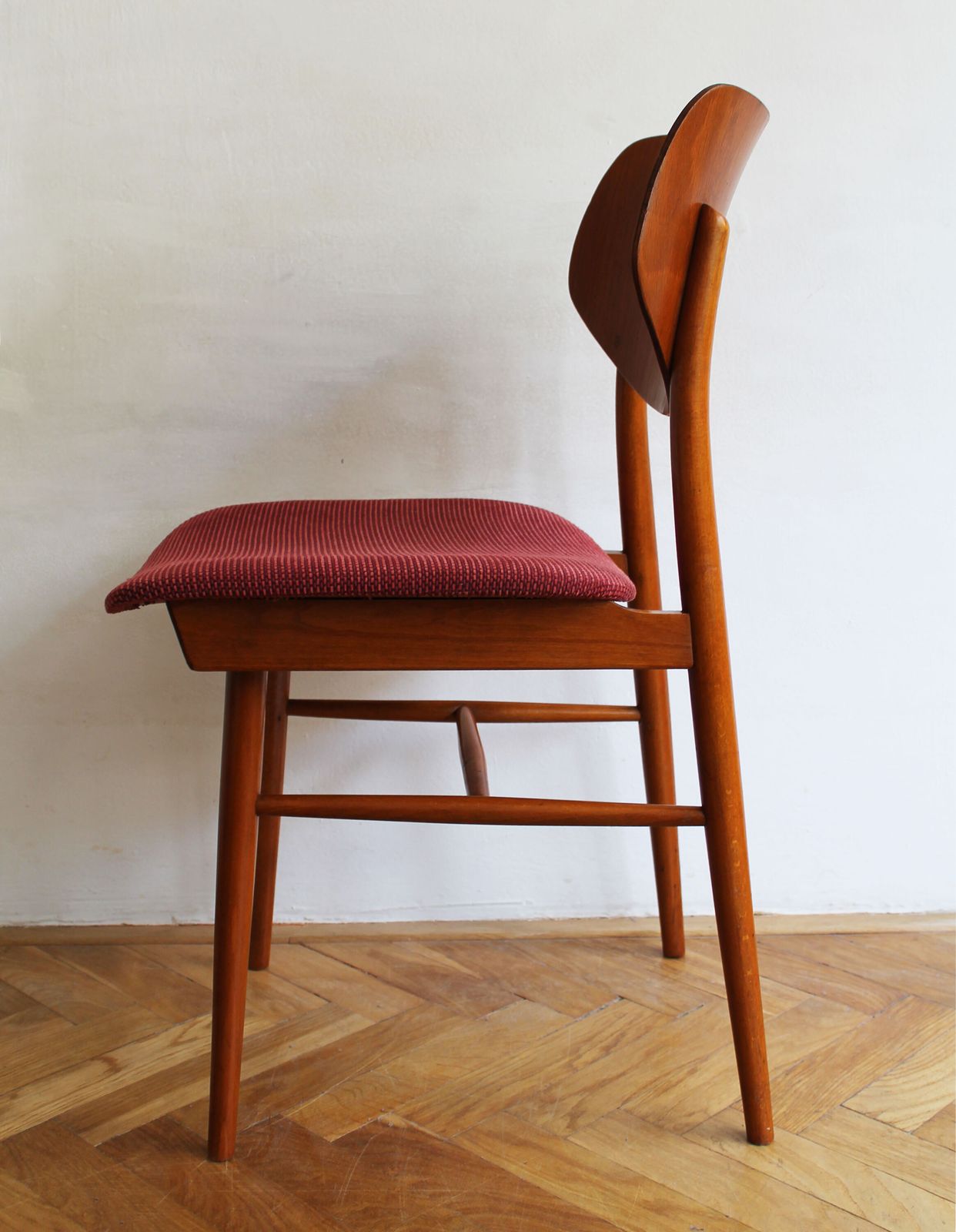 Furniture Set Of Four 1960s Czech Dining Chairs By Ton With Scandi Influence photo