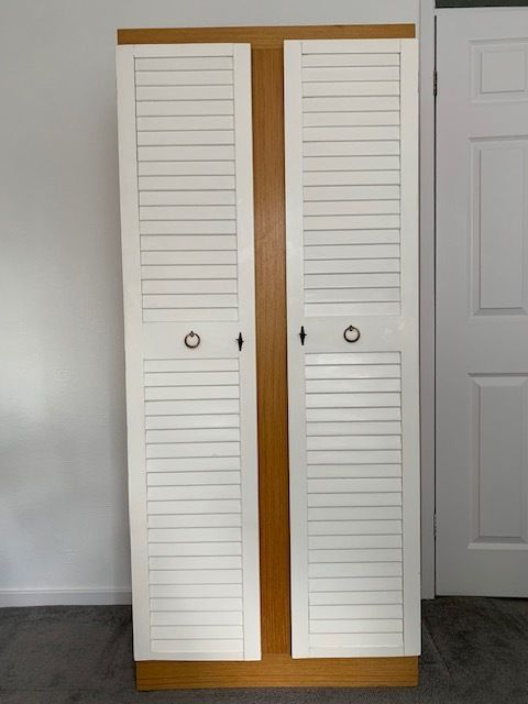 Original Rare 1970's 3 Piece, Wardrobe, Draws And Vanity Set. photo furniture