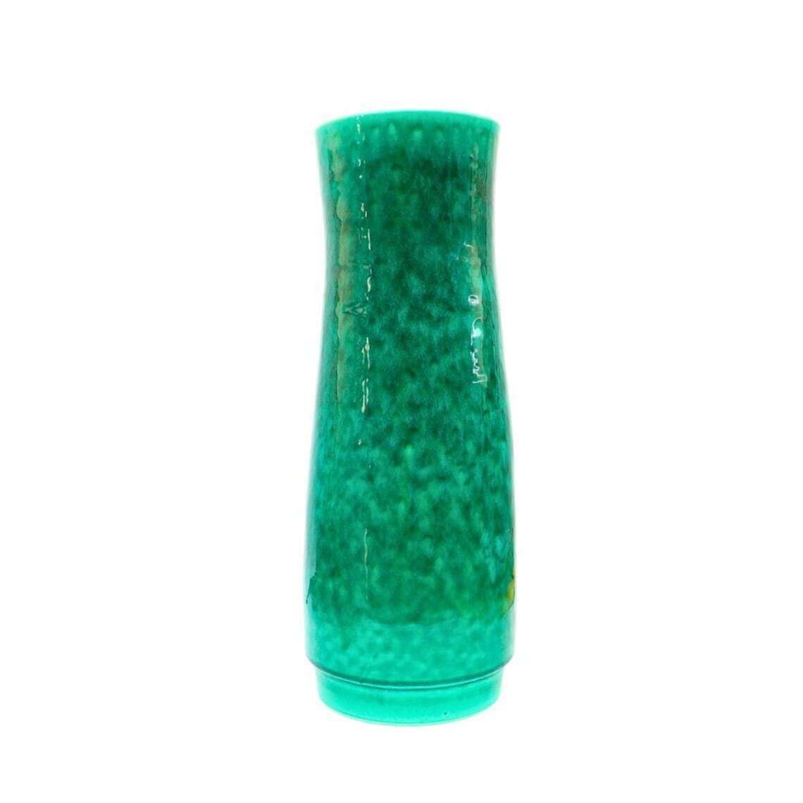 Tall 80's Mid Century Modern Style Poole Pottery Studio Vase In Green photo 139.0
